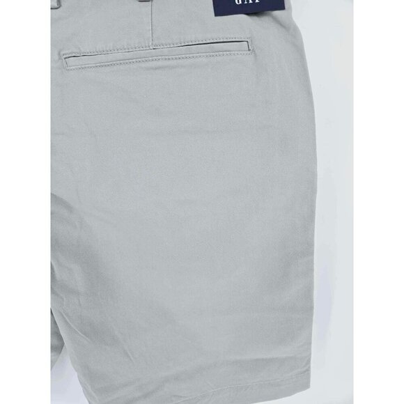 GAP Gray Men’s Flat Front Gray Shorts Size 36 - Picture 8 of 9